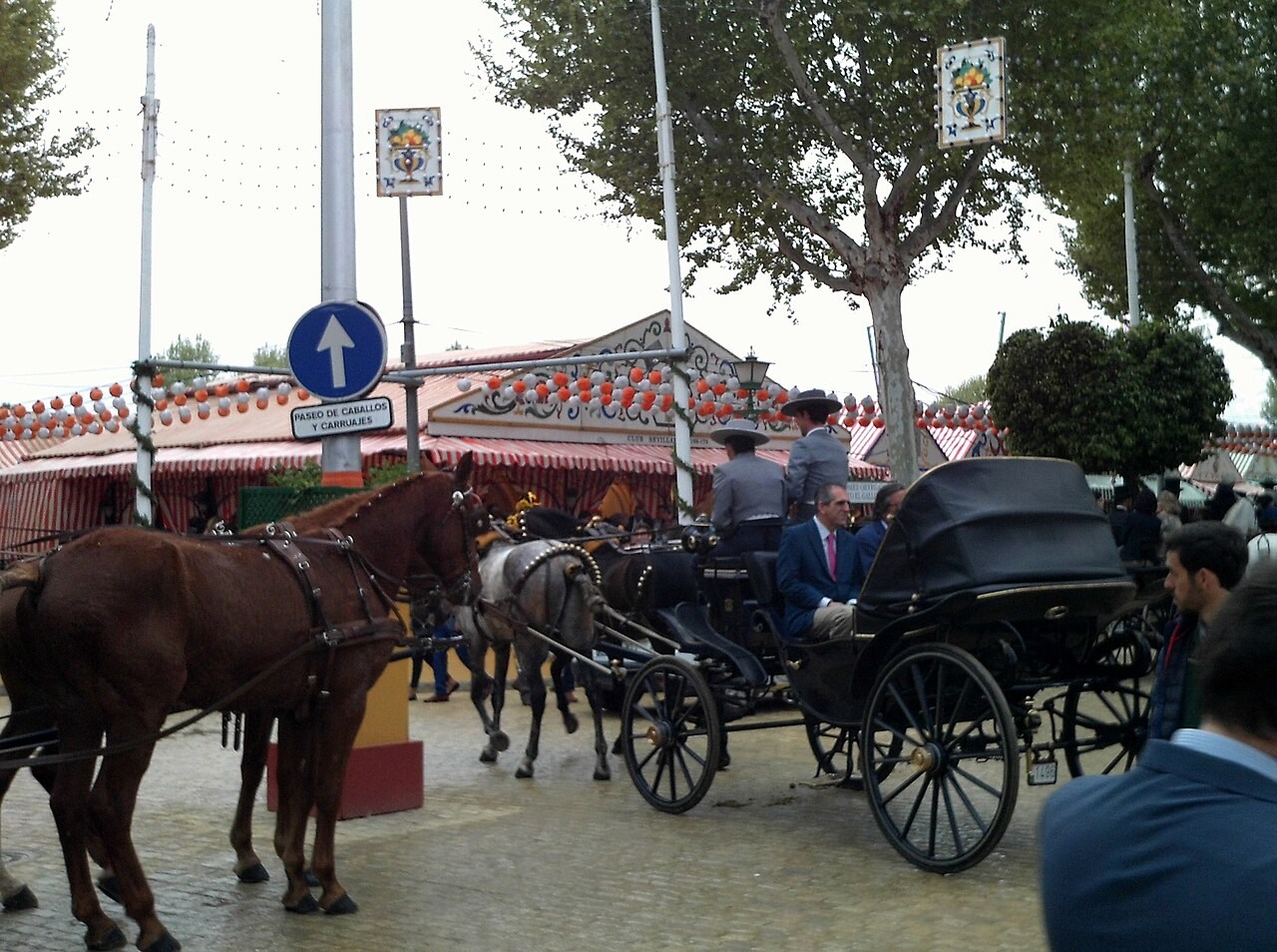 The Feria’s carriage parade