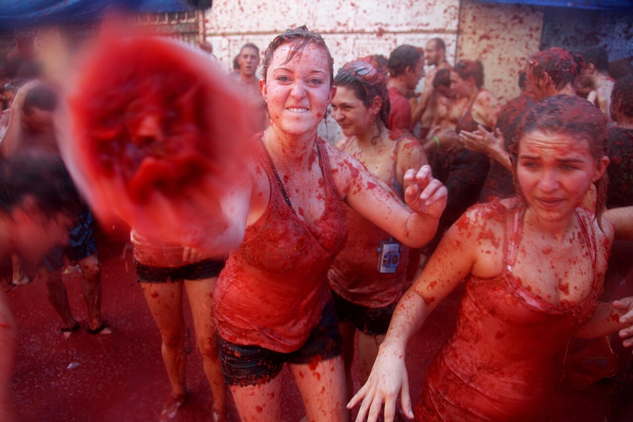 La Tomatina in Buñol, 2010