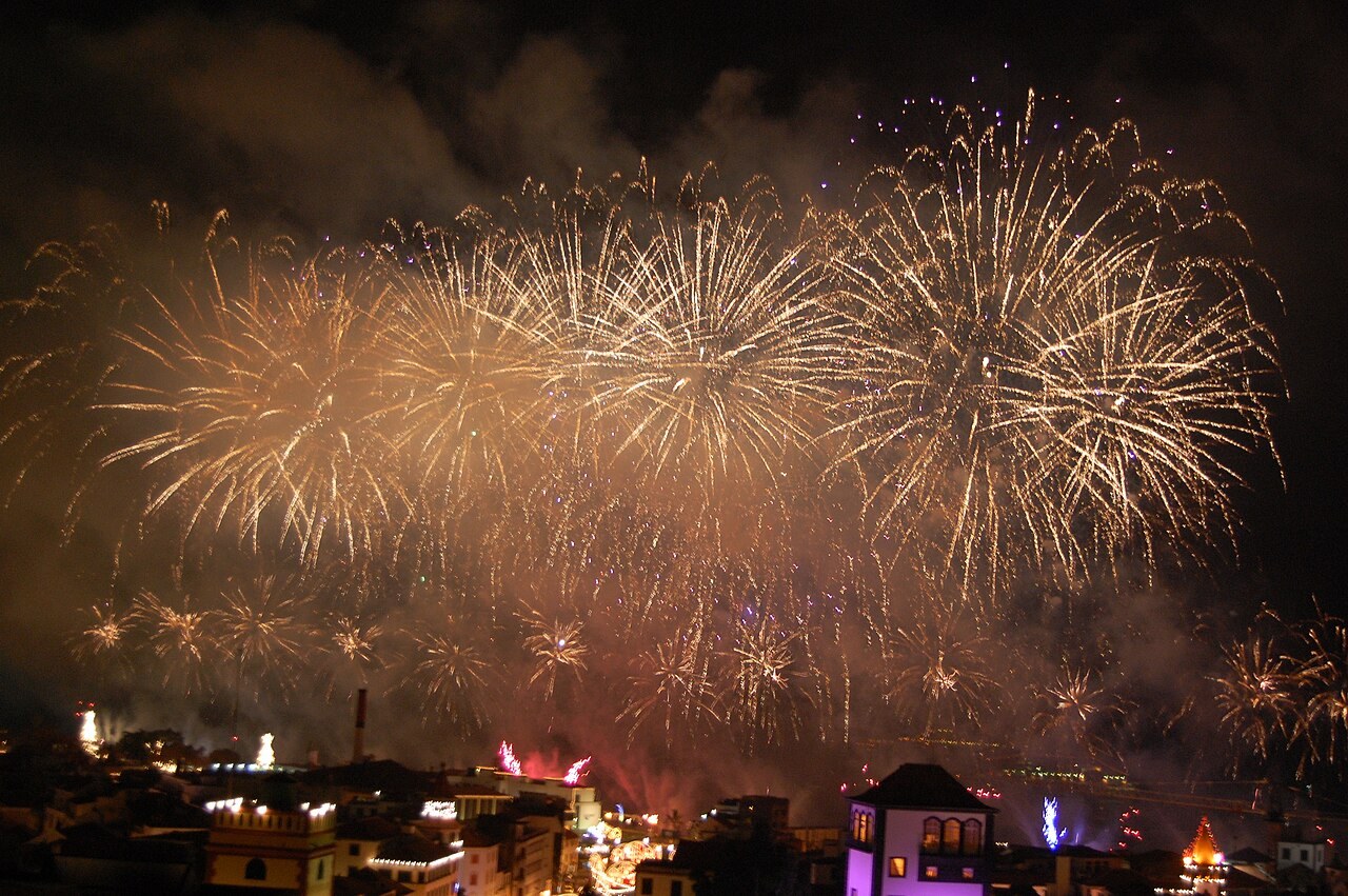 Funchal · New Year fireworks